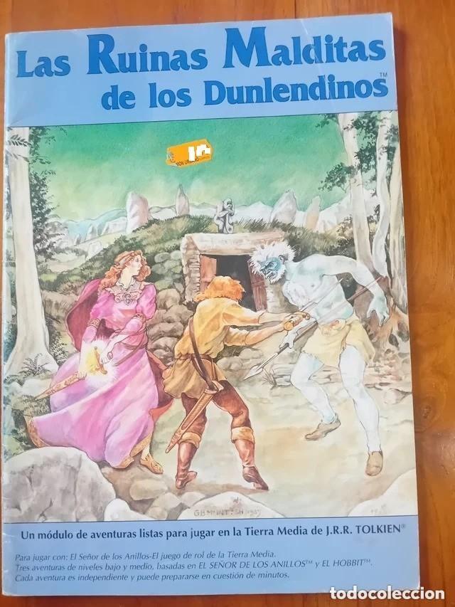 Juegos antiguos: LAS RUINAS MALDITAS DE LOS DUNLENDINOS SUPLEMENTO EL SE&Ntilde;OR DE LOS ANILLOS JUEGO DE ROL JOC
