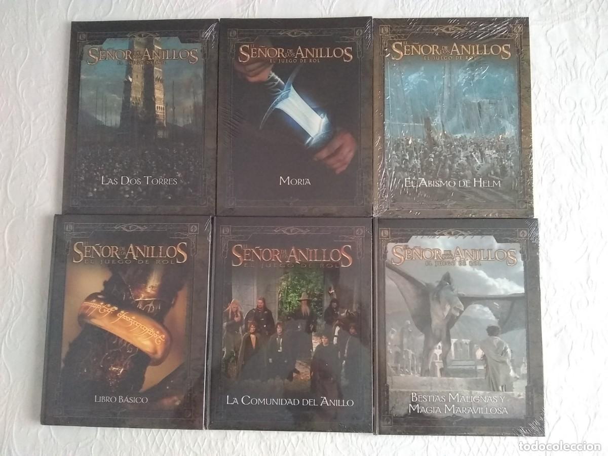 Juegos antiguos: EL SE&Ntilde;OR DE LOS ANILLOS EL JUEGO DE ROL: LIBRO B&Aacute;SICO + 5 SUPLEMENTOS LA FACTOR&Iacute;A PRECINTADO
