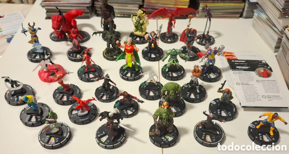Juegos antiguos: Heroclix Marvel lote Figuras Variadas - Foto 2