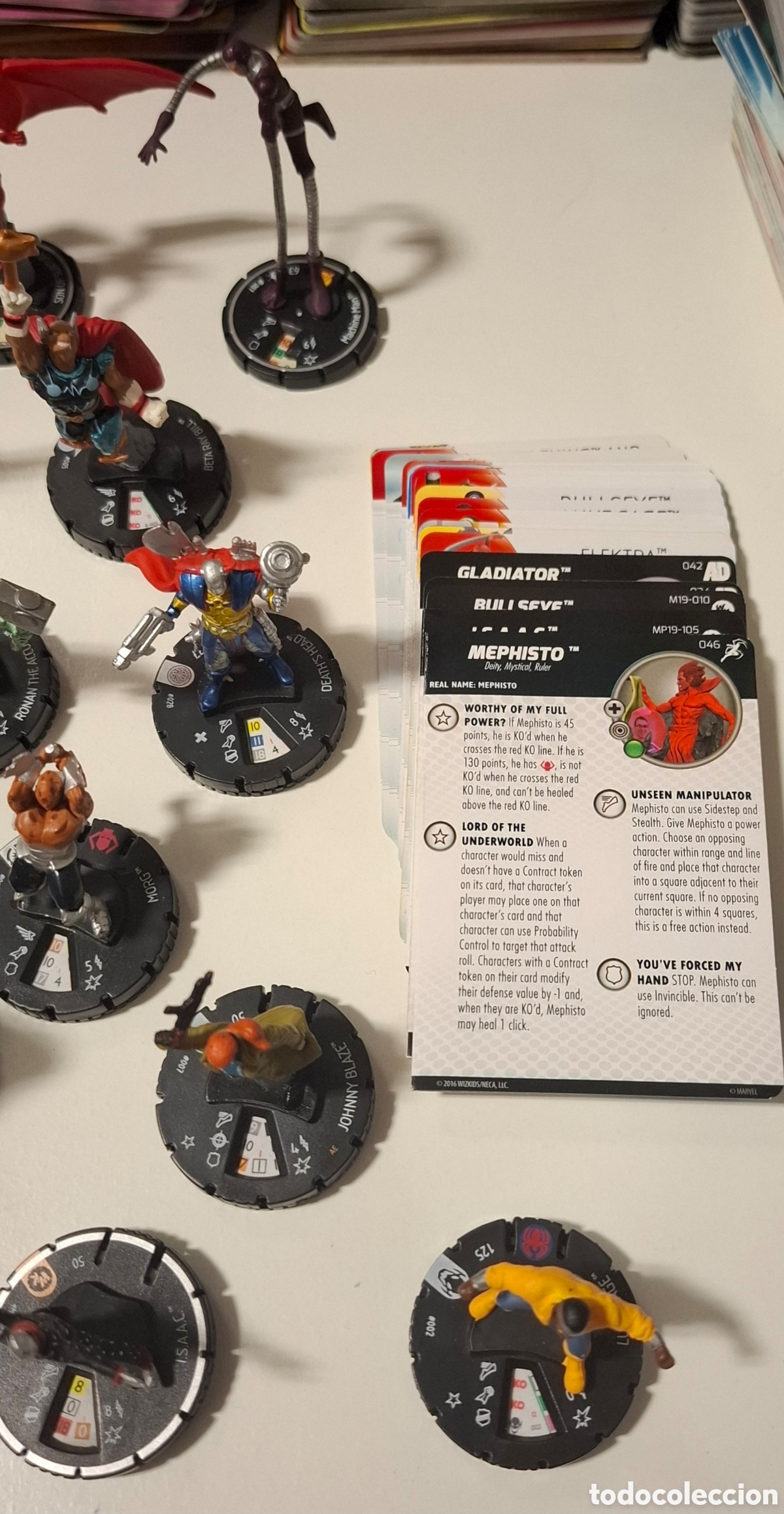 Juegos antiguos: Heroclix Marvel lote Figuras Variadas - Foto 3