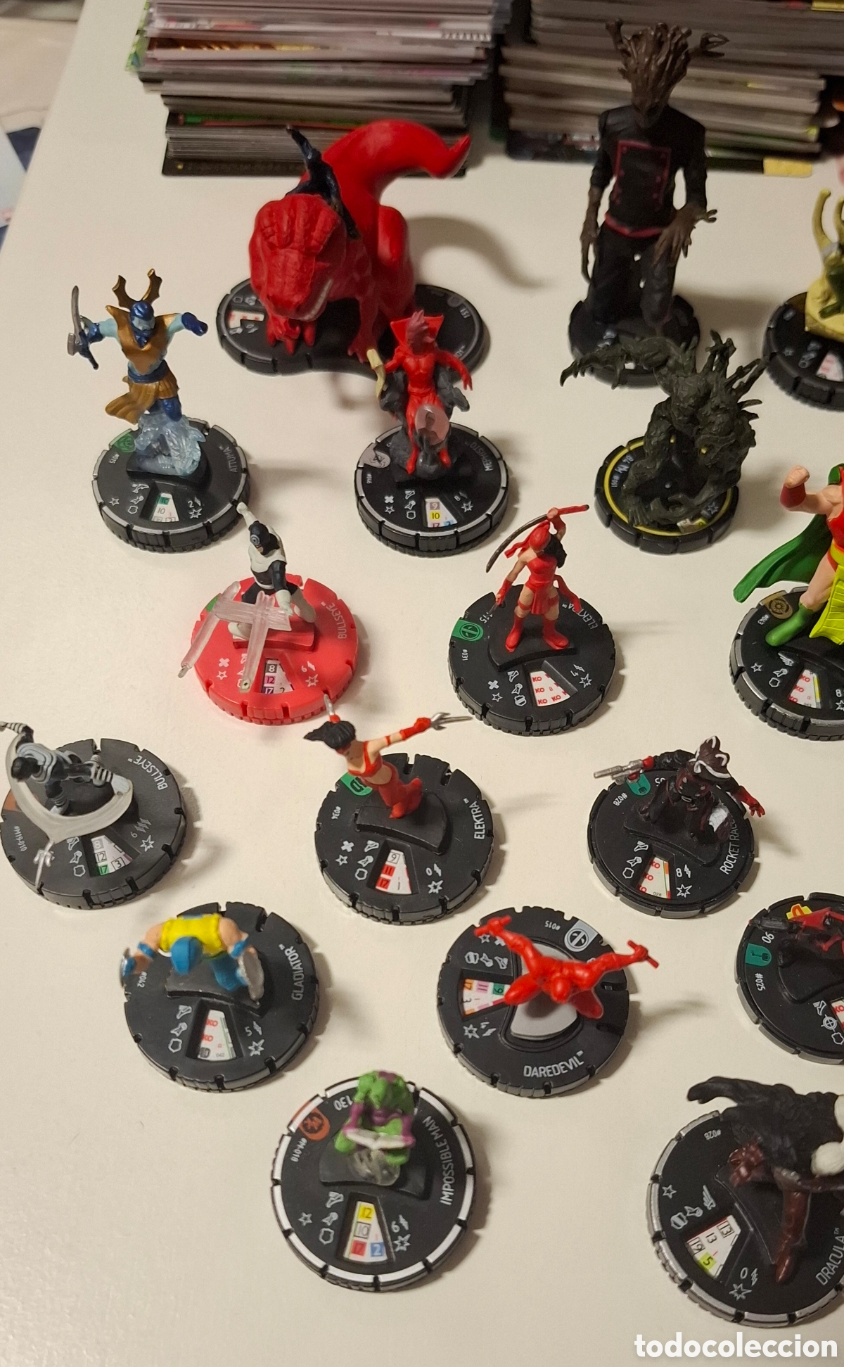 Juegos antiguos: Heroclix Marvel lote Figuras Variadas - Foto 6