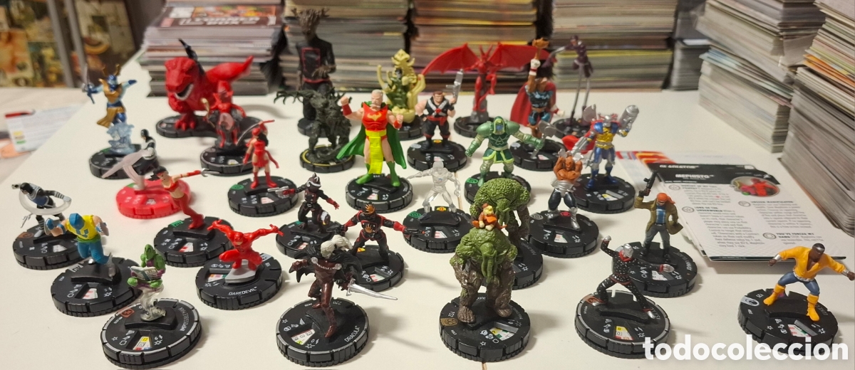 Juegos antiguos: Heroclix Marvel lote Figuras Variadas - Foto 7