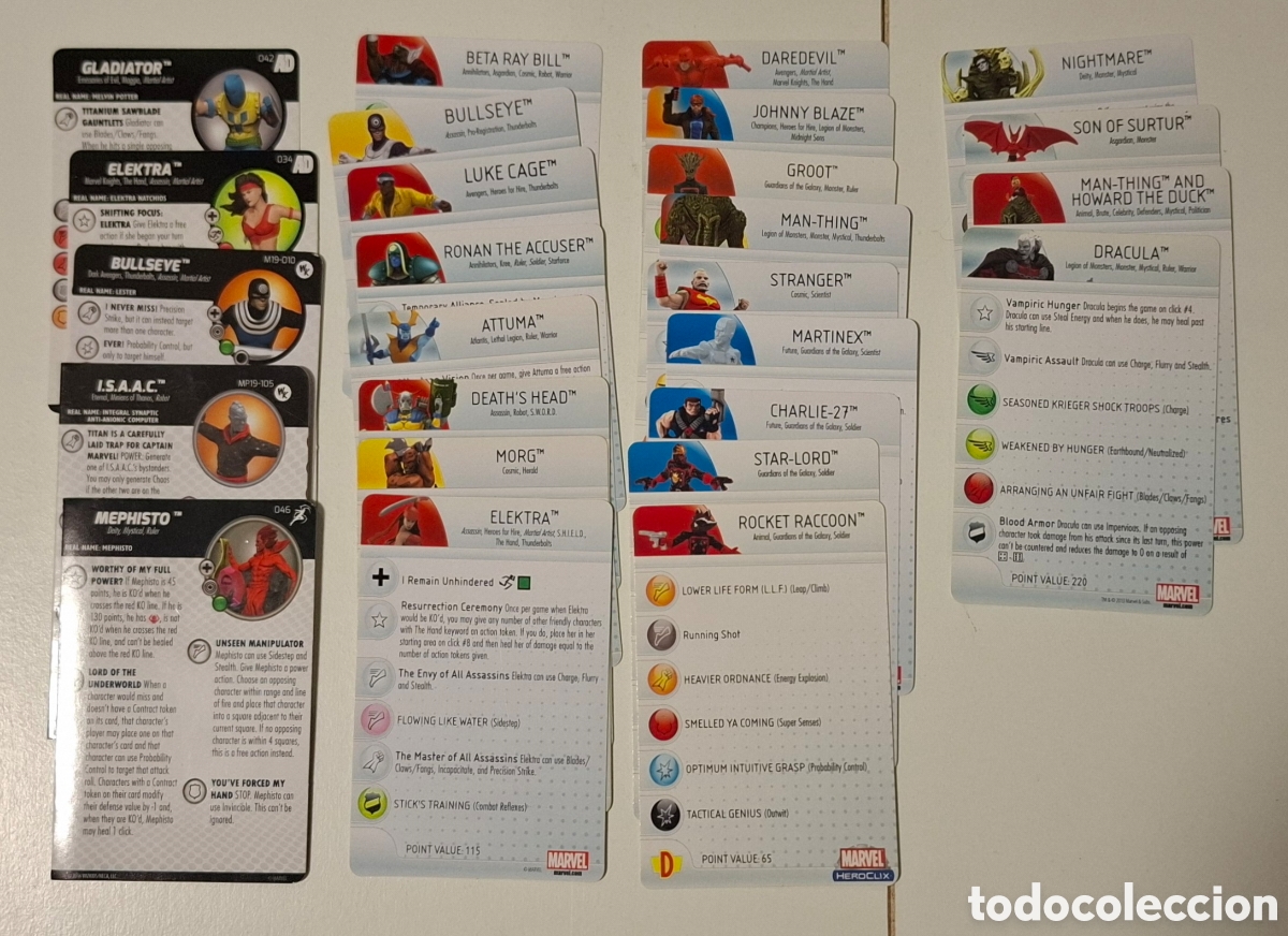 Juegos antiguos: Heroclix Marvel lote Figuras Variadas - Foto 8