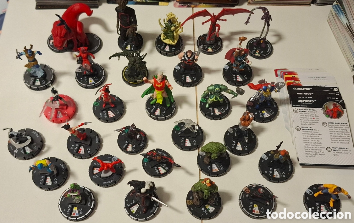 Juegos antiguos: Heroclix Marvel lote Figuras Variadas