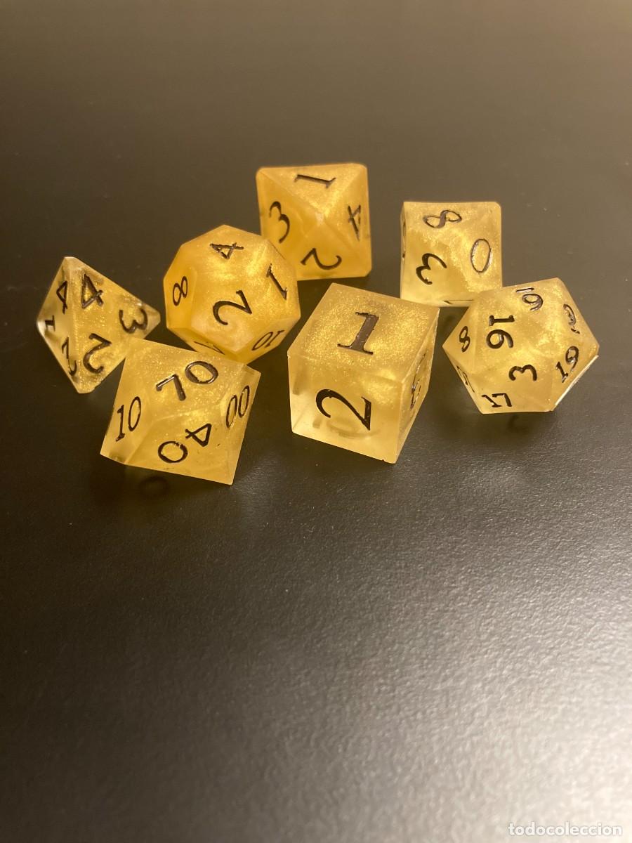 Juegos antiguos: Dados de ROL Artesales