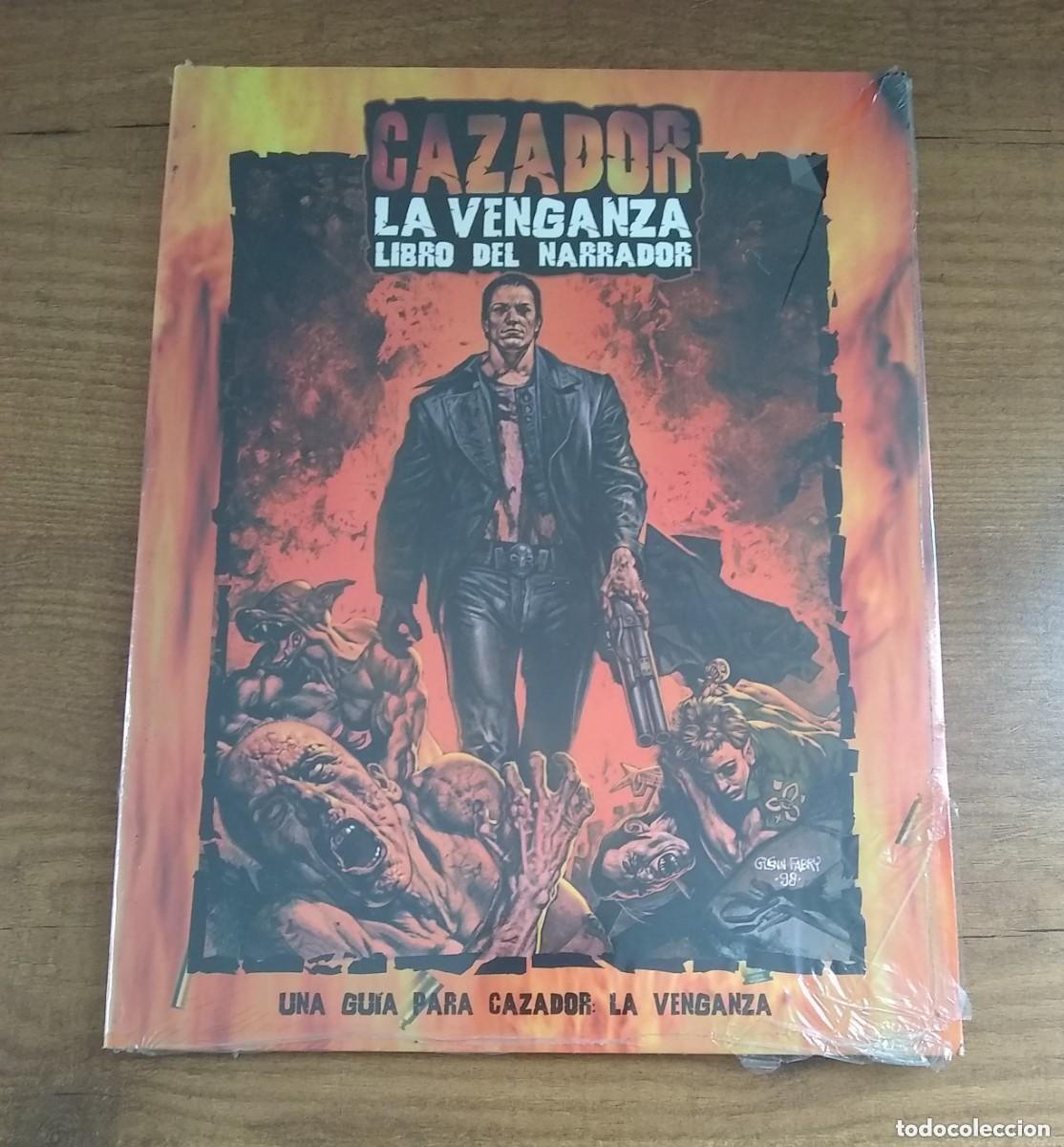 Juegos antiguos: CAZADOR: LA VENGANZA LIBRO DEL NARRADOR + PANTALLA JUEGO DE ROL LA FACTOR&Iacute;A PRECINTADO