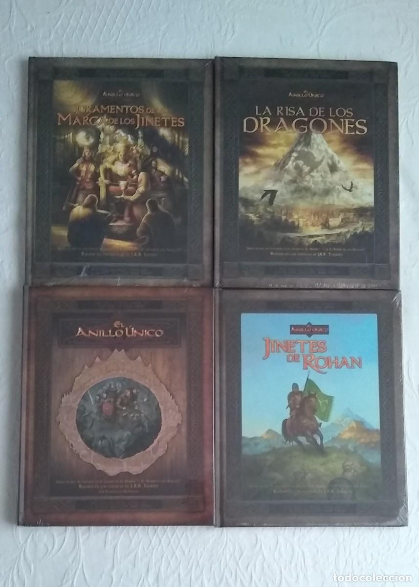 Jeux Anciens: EL ANILLO &Uacute;NICO: MANUAL B&Aacute;SICO + 1 SUPLEMENTO + 2 AVENTURAS JUEGO DE ROL DEVIR PRECINTADO