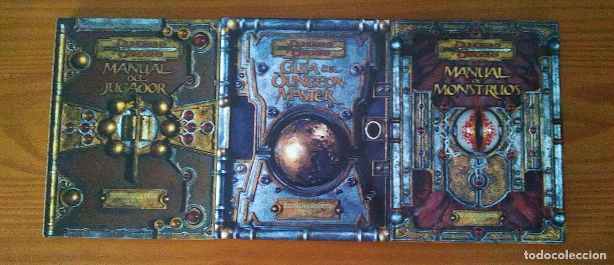 Juegos antiguos: MANUAL DEL JUGADOR + GU&Iacute;A DEL DUNGEON MASTER + MANUAL DE MONSTRUOS DUNGEONS & DRAGONS 3.5 JUEGO ROL