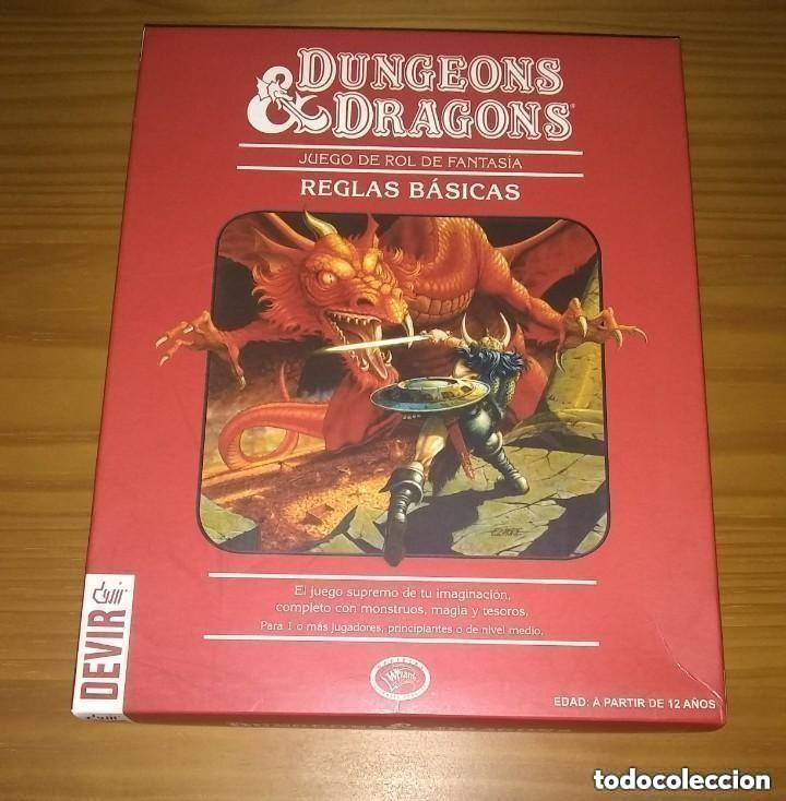 Jogos Antigos: &laquo;LA CAJA ROJA&raquo; DUNGEONS & AND DRAGONS REGLAS B&Aacute;SICAS JUEGO DE ROL DE FANTAS&Iacute;A