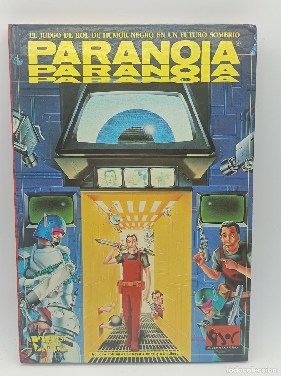 Old Games: LIBRO DE EL JUEGO DE ROL DE HUMOR NEGRO EN UN FUTURO SOMBRIO-PARANOIA