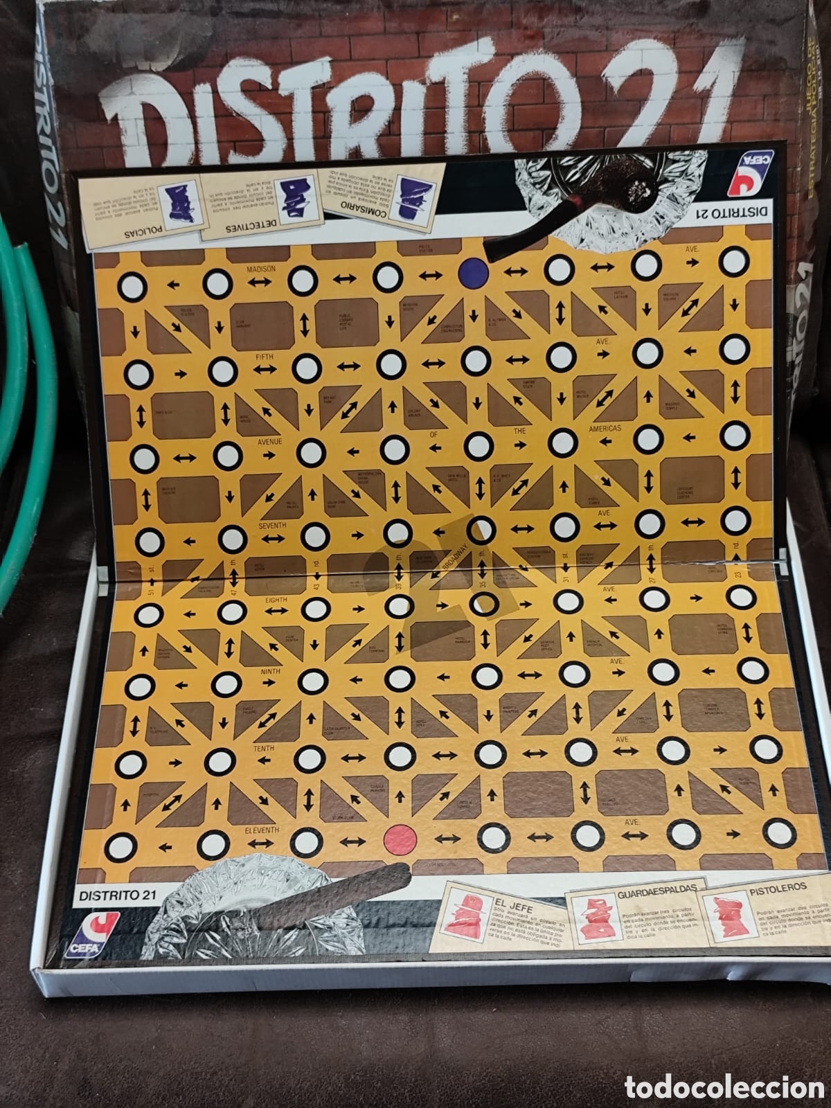 Juegos antiguos: Juego Vintage CEFA Distrito 21 Estrategia Policial
