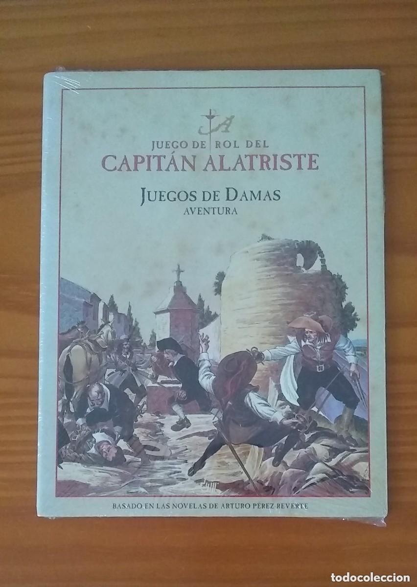 Juegos antiguos: JUEGO DE ROL DEL CAPIT&Aacute;N ALATRISTE JUEGOS DE DAMAS + PANTALLA DEL DJ DEVIR PRECINTADO