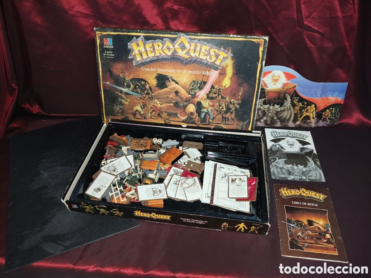 Juegos antiguos: HERO QUEST MB Incompleto