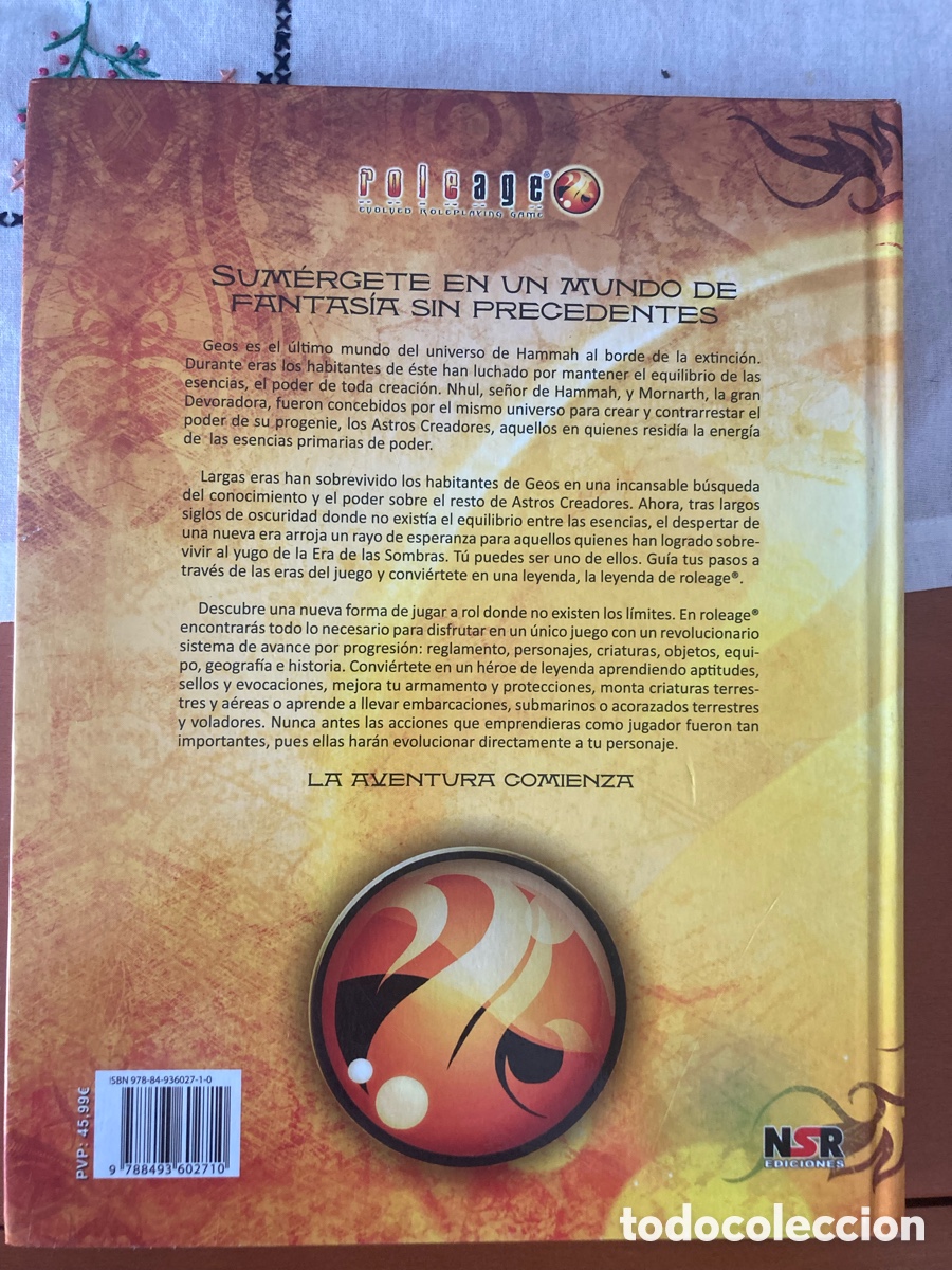 Juegos antiguos: Roleage Libro b&aacute;sico juegos de Roll - Foto 2