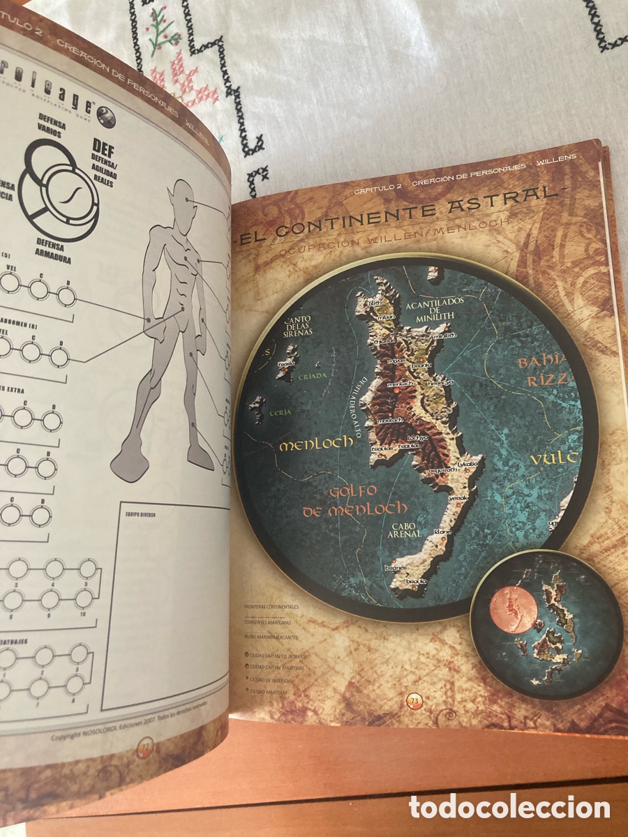 Juegos antiguos: Roleage Libro b&aacute;sico juegos de Roll - Foto 8