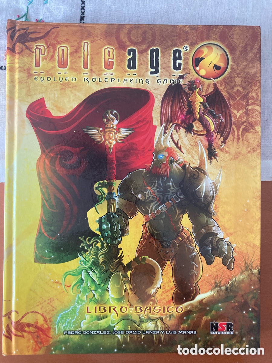 Juegos antiguos: Roleage Libro b&aacute;sico juegos de Roll