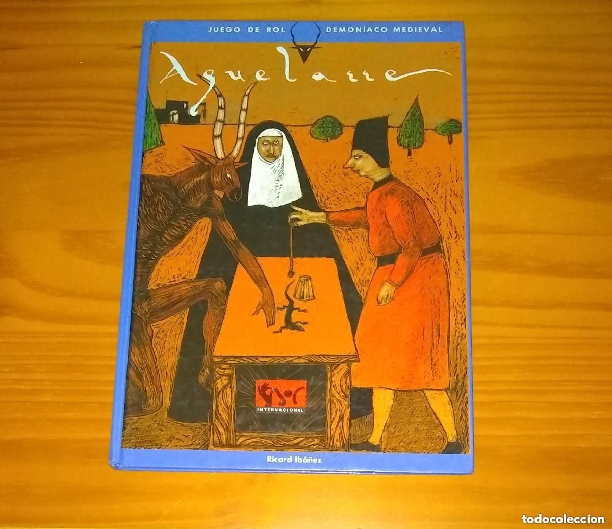 Juegos antiguos: AQUELARRE RICARD IB&Aacute;&Ntilde;EZ JUEGO DE ROL DEMON&Iacute;ACO MEDIEVAL MANUAL B&Aacute;SICO JOC INTERNACIONAL