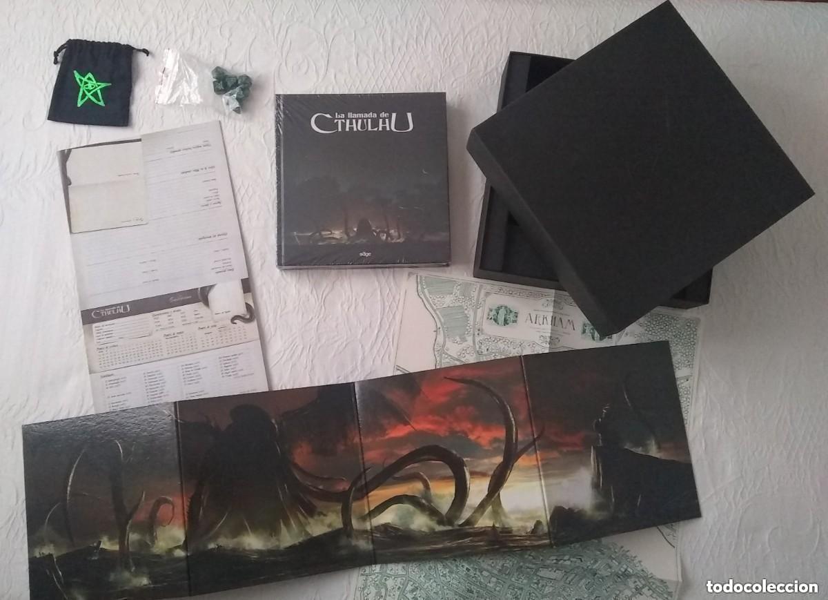Juegos antiguos: &laquo;LA CAJA NEGRA&raquo; LA LLAMADA DE CTHULHU EDICI&Oacute;N COLECCIONISTA PRIMIGENIA JUEGO DE ROL EDGE