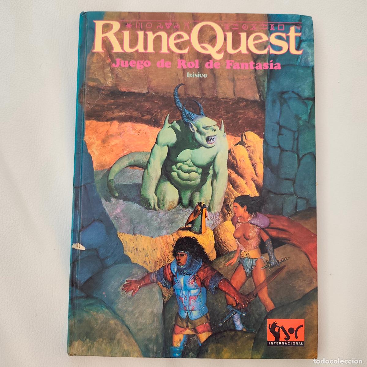 Juegos antiguos: RUNE QUEST JUEGO DE ROL DE FANTASIA BASICO 1991 2&ordf; EDICION LIBRO