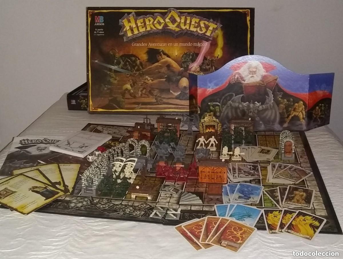 Juegos antiguos: HEROQUEST HERO QUEST MB JUEGOS GAMES WORKSHOP JUEGO DE MESA ROL