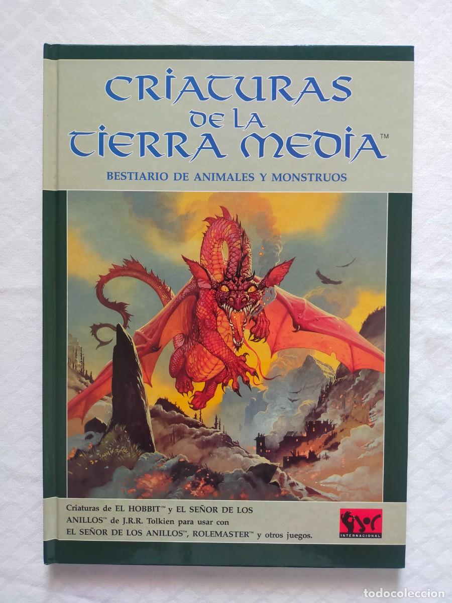 Juegos antiguos: CRIATURAS DE LA TIERRA MEDIA. Bestiario de Animales y Monstruos. Ref. 324 - JOC Internacional 1994