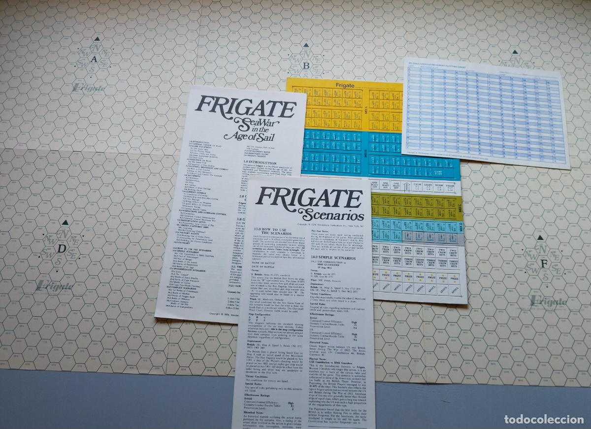 Juegos antiguos: wargame frigate. spi - Foto 2