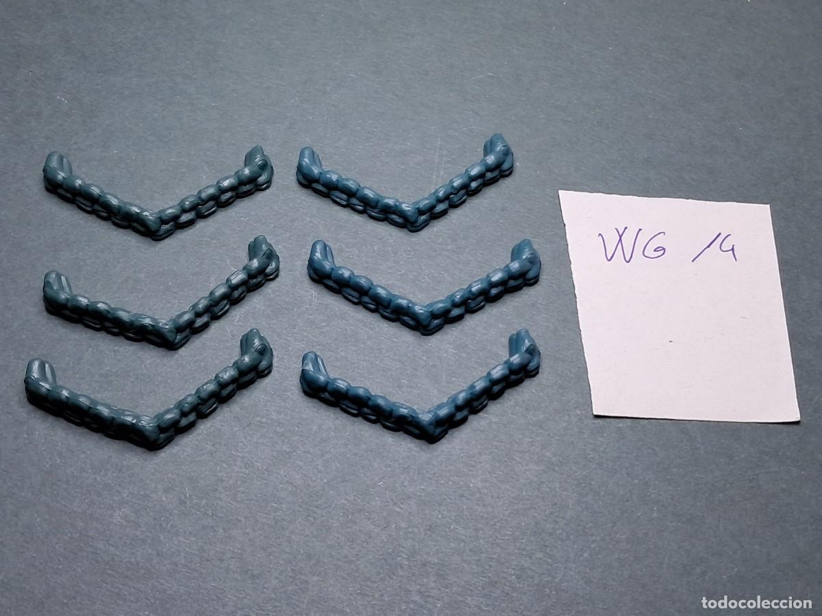 Juegos antiguos: 6 trincheras (pl&aacute;stico 4,5cm altura), WarGame: Memoir'44, DaysOfWonder