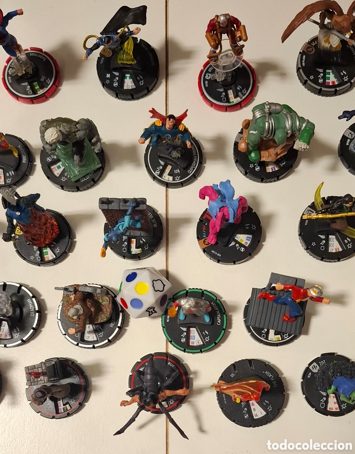 Juegos antiguos: Heroclix lote universo DC comics - Foto 3