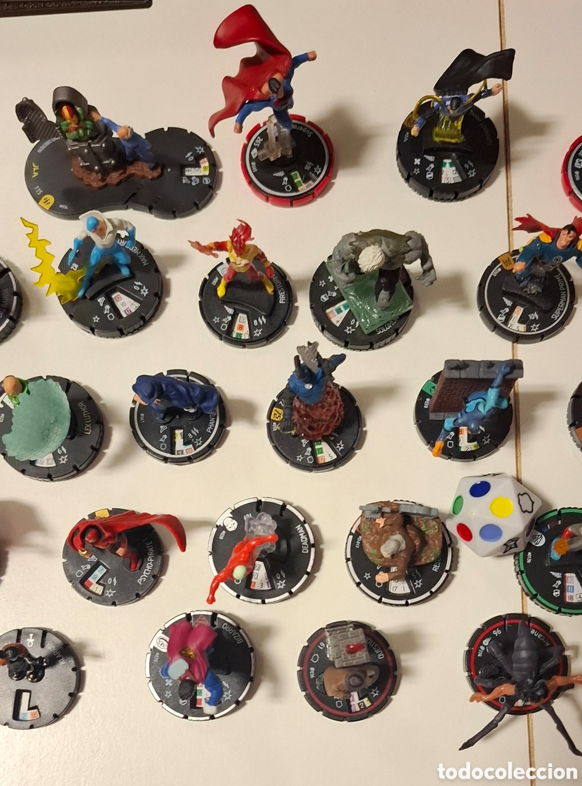 Juegos antiguos: Heroclix lote universo DC comics - Foto 4