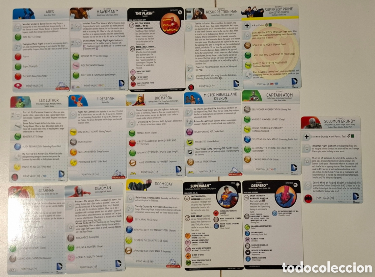 Juegos antiguos: Heroclix lote universo DC comics - Foto 8