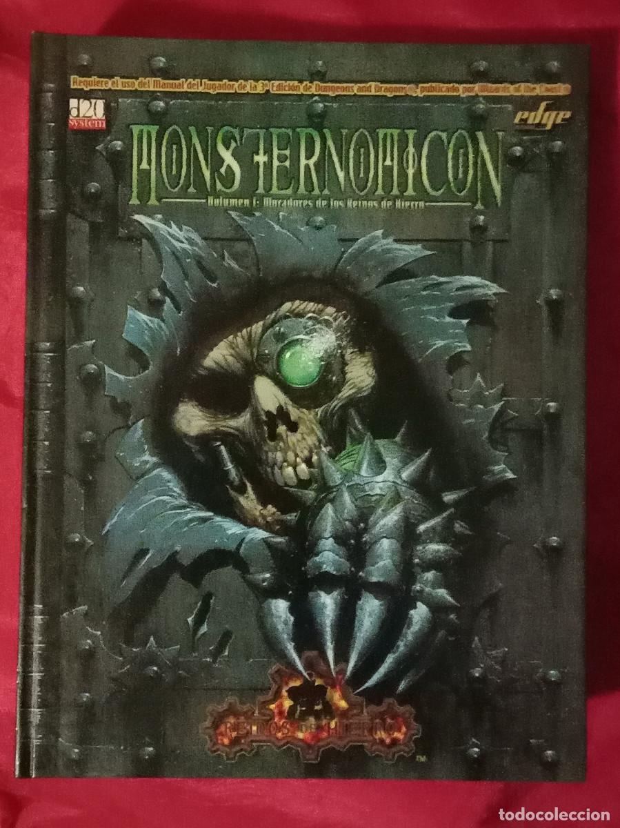 Juegos antiguos: Monstermonicon - Volumen. I - Moradores de los Reinos de Hierro - Edit. Edge Entertainment
