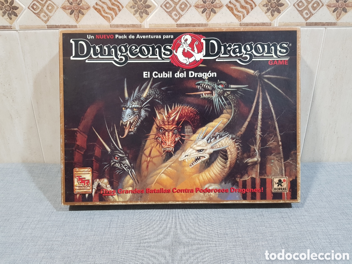 Juegos antiguos: DUNGEONS & DRAGONS, EL CUBIL DEL DRAG&Oacute;N (EXTENSI&Oacute;N). BORR&Aacute;S