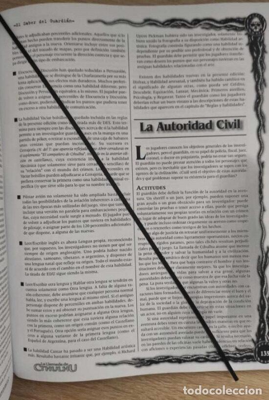 Juegos antiguos: LA LLAMADA DE CTHULHU BASICO 5.5 (LUJO) - Foto 2