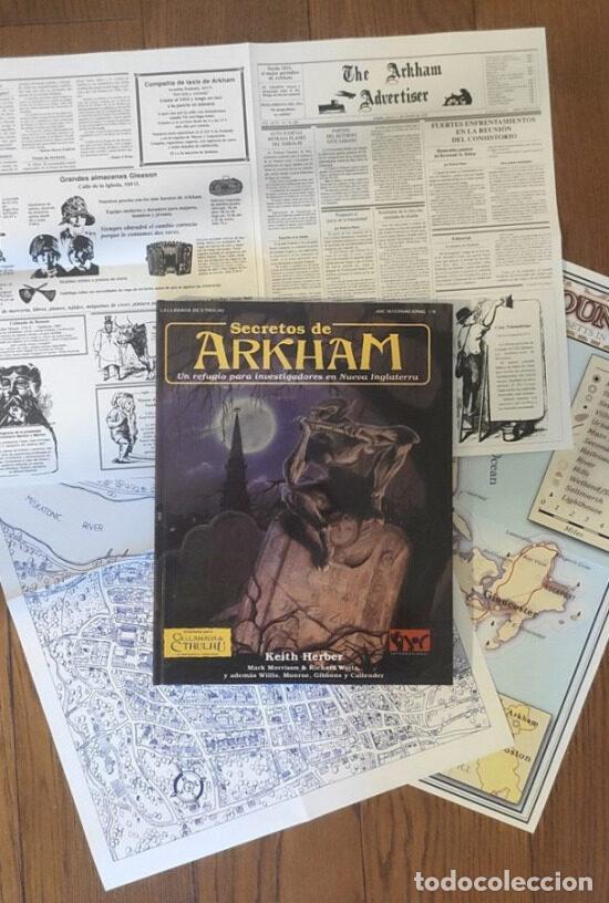 Juegos antiguos: SECRETOS DE ARKHAM (CARTON&Eacute;-TAPA DURA)