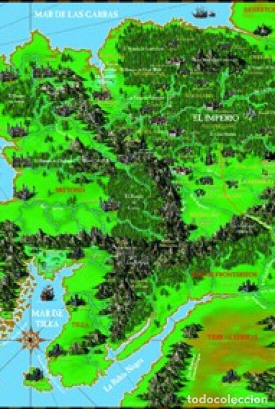 Juegos antiguos: MAPA JUEGO DE ROL WARHAMMER FANTASY
