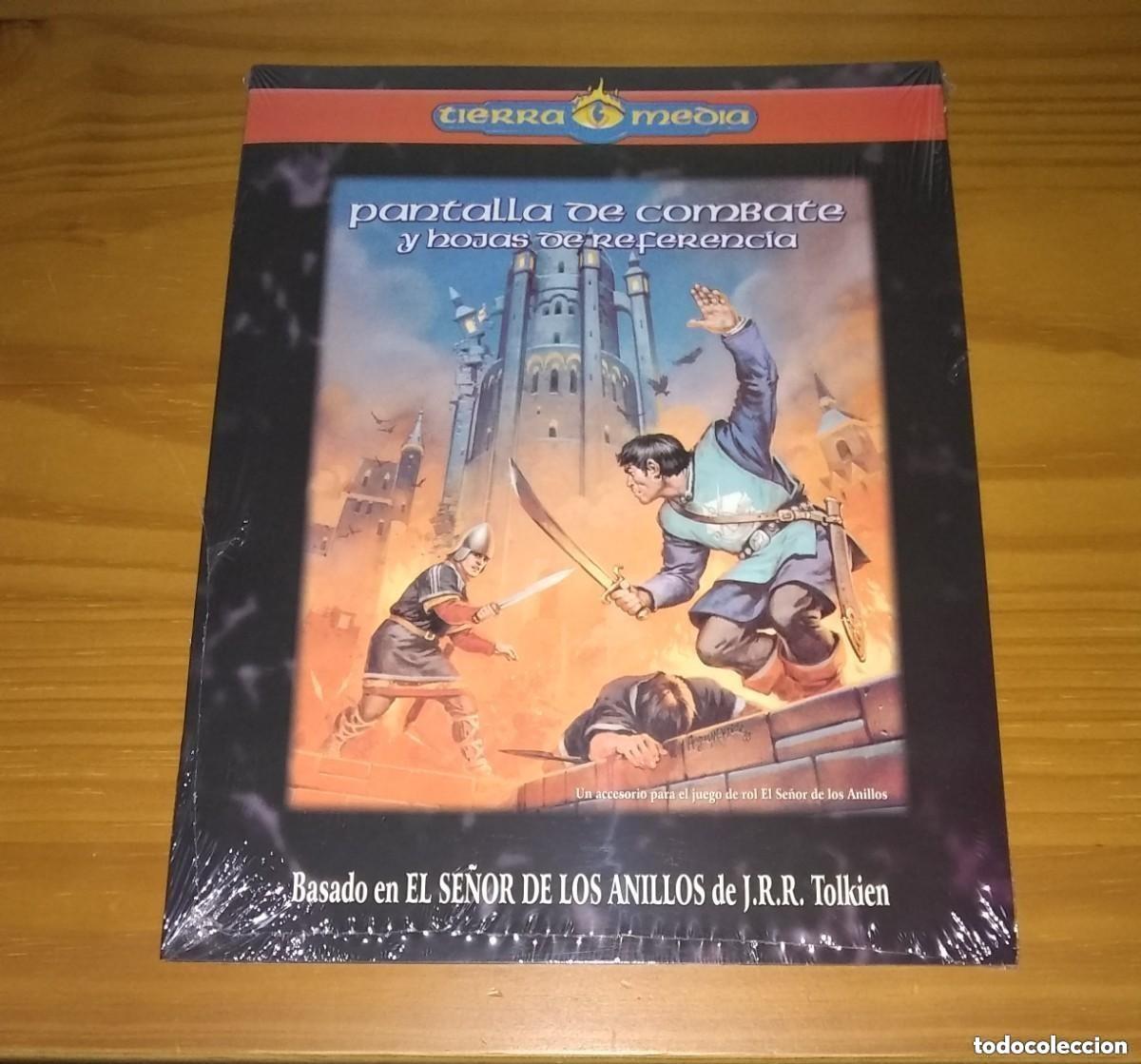 Juegos antiguos: PANTALLA DE COMBATE Y HOJAS DE REFERENCIA EL SE&Ntilde;OR DE LOS ANILLOS JUEGO ROL LA FACTOR&Iacute;A PRECINTADO