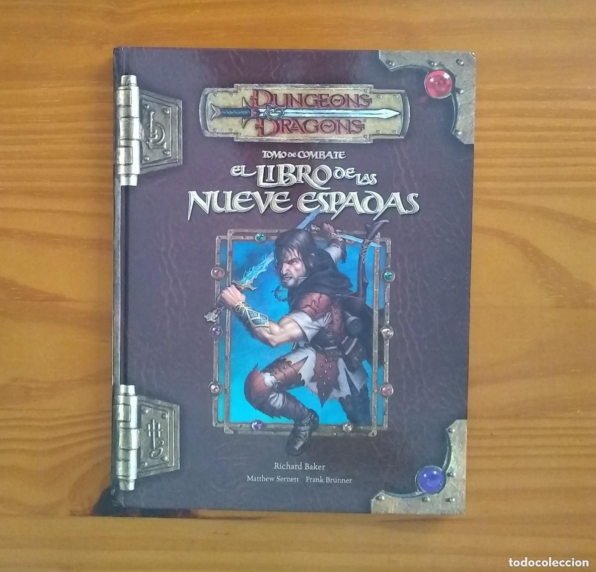 Juegos antiguos: TOMO DE COMBATE EL LIBRO DE LAS NUEVE ESPADAS SUPLEMENTO DUNGEONS & AND DRAGONS JUEGO DE ROL DEVIR