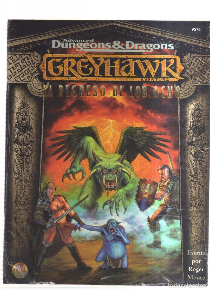 Juegos antiguos: EL REGRESO DE LOS OCHO GREYHAWK AVENTURA