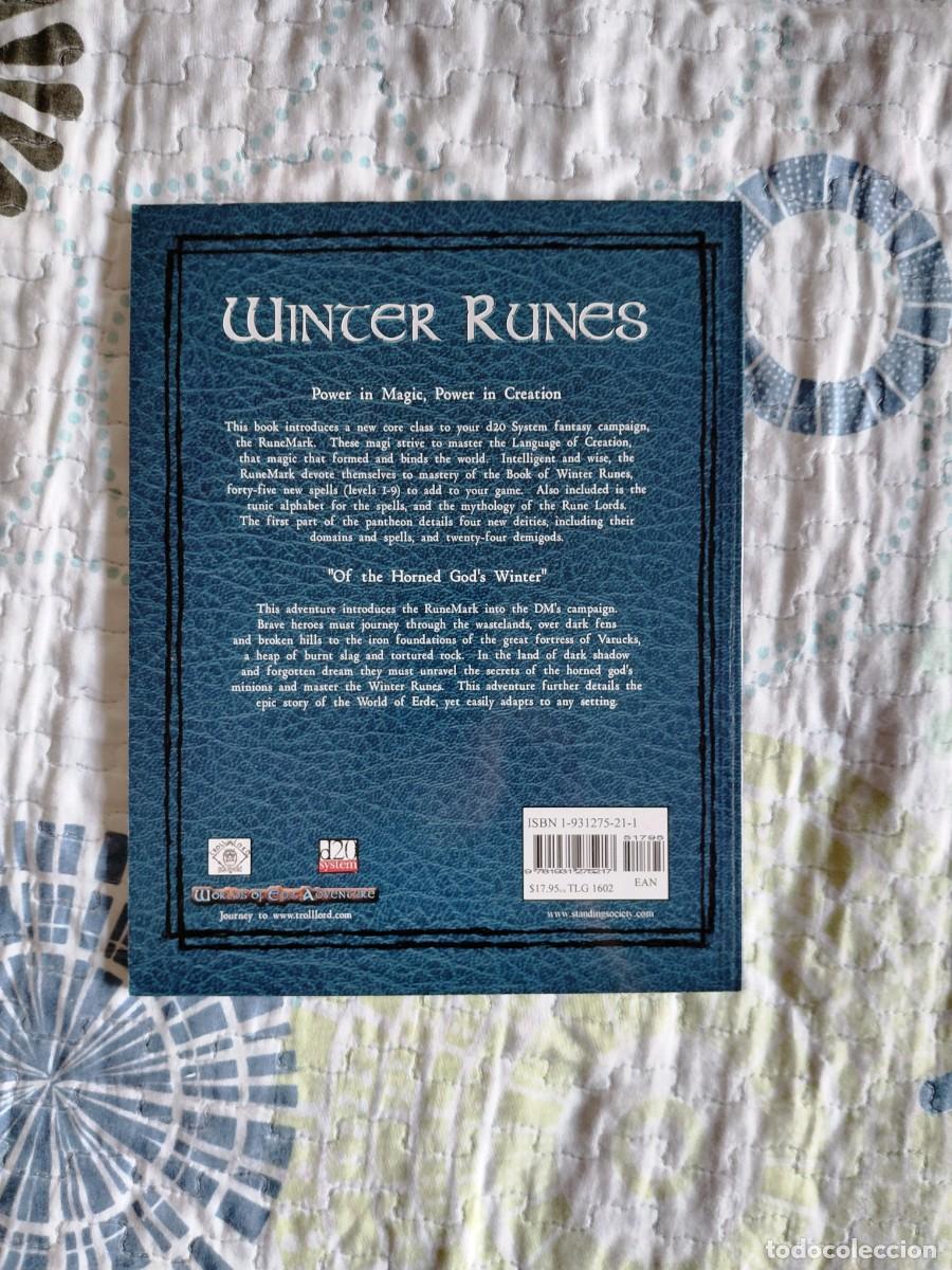 Juegos antiguos: AD&D 3E: WINTER RUNES - TROLL GAMES (2001) - Foto 2
