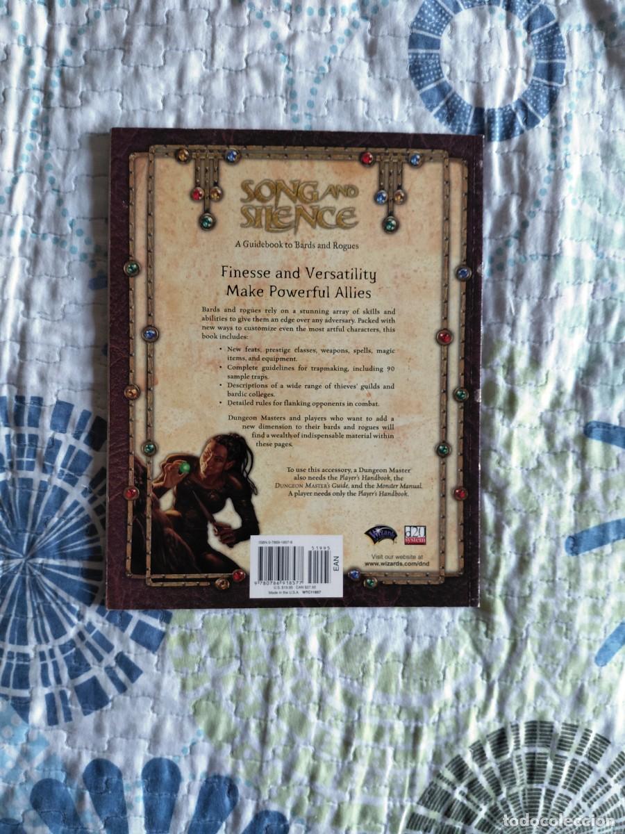 Juegos antiguos: AD&D 3rd ED: SONG AND SILENCE - WIZARDS (2001) - Foto 2
