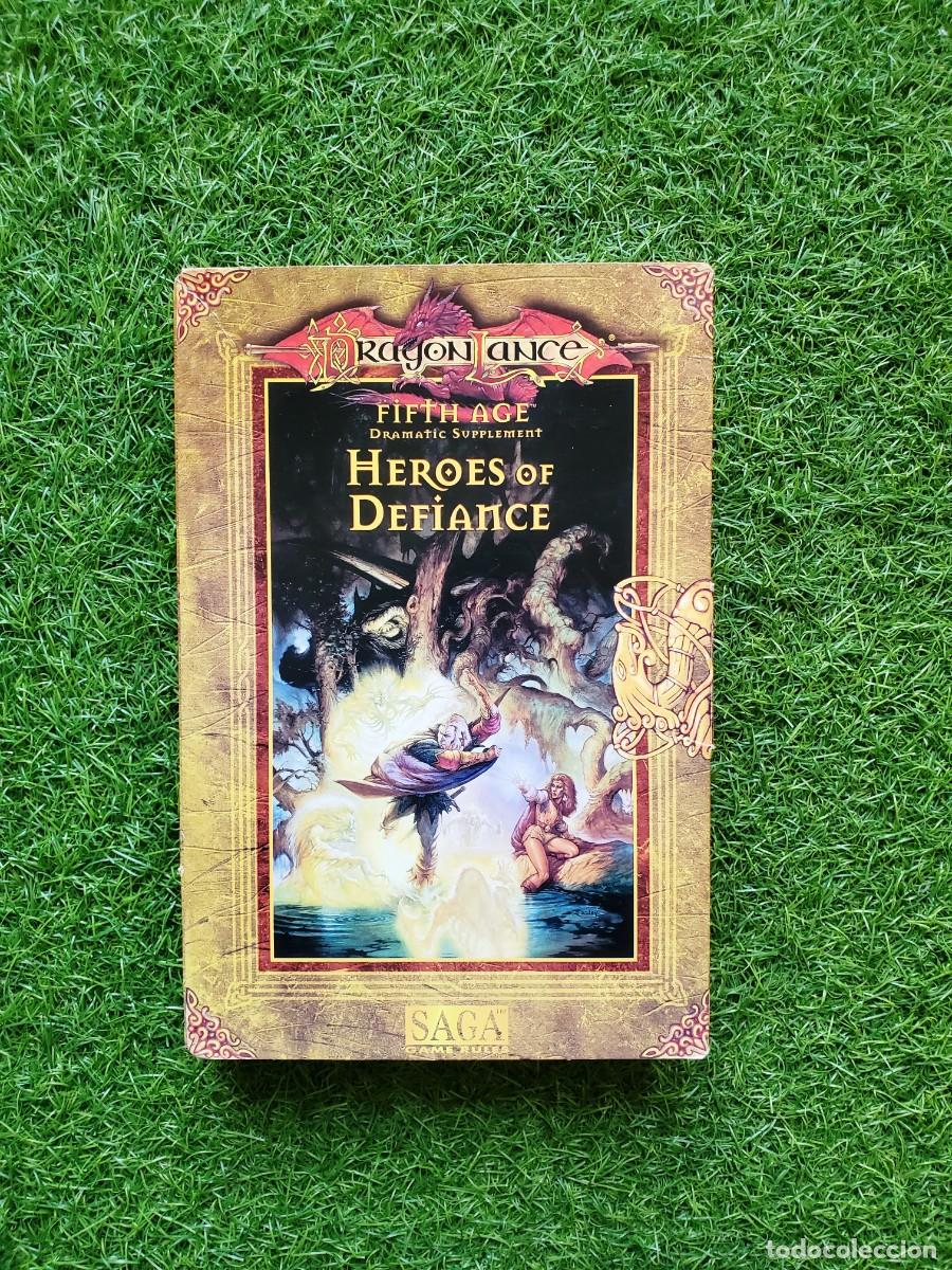 Juegos antiguos: Dragonlance 5th Age. Heroes of DEfiance Boxed set