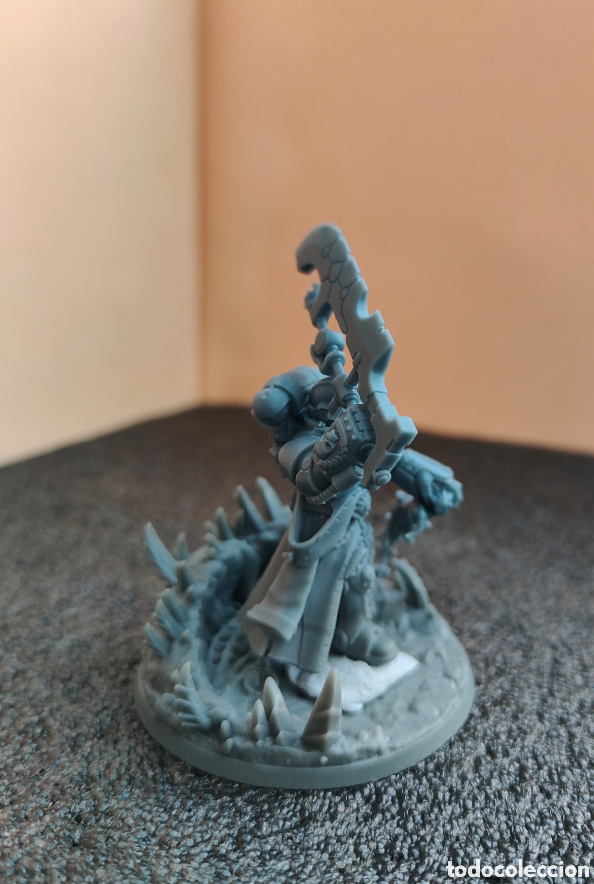 Juegos antiguos: miniatura de resina con base esc&eacute;nica - Foto 6