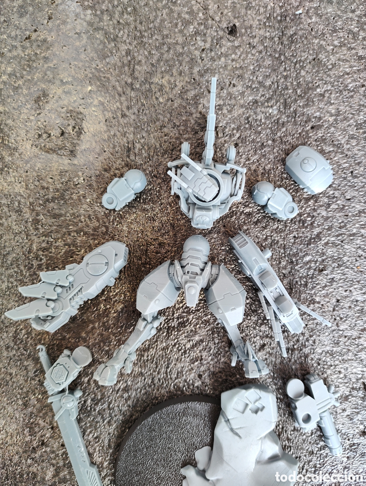 Juegos antiguos: miniatura de resina con base - Foto 3