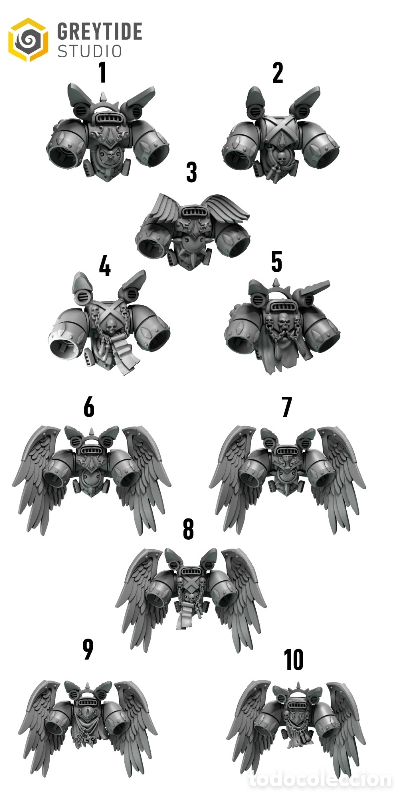 Juegos antiguos: bits de resina WH 40k - Foto 10