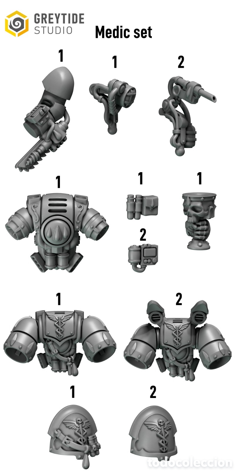 Juegos antiguos: bits de resina WH 40k - Foto 13