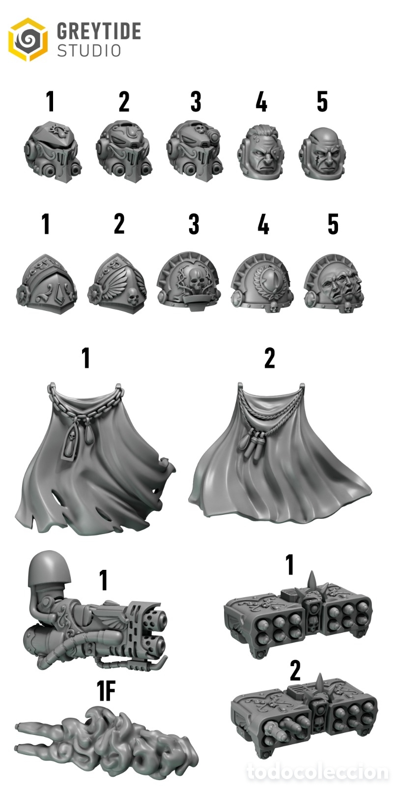 Juegos antiguos: bits de resina WH 40k - Foto 21