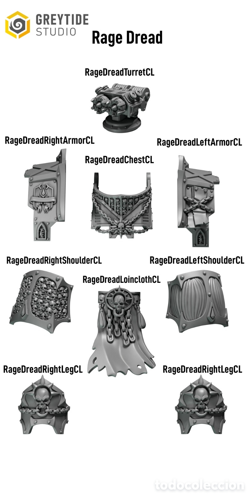 Juegos antiguos: bits de resina WH 40k - Foto 27