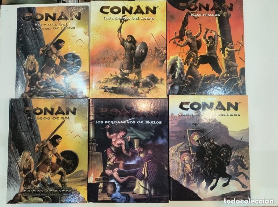 Juegos antiguos: CONAN EL JUEGO DE ROL EDICI&Oacute;N ATLANTEA COLECCI&Oacute;N COMPLETA EDGE