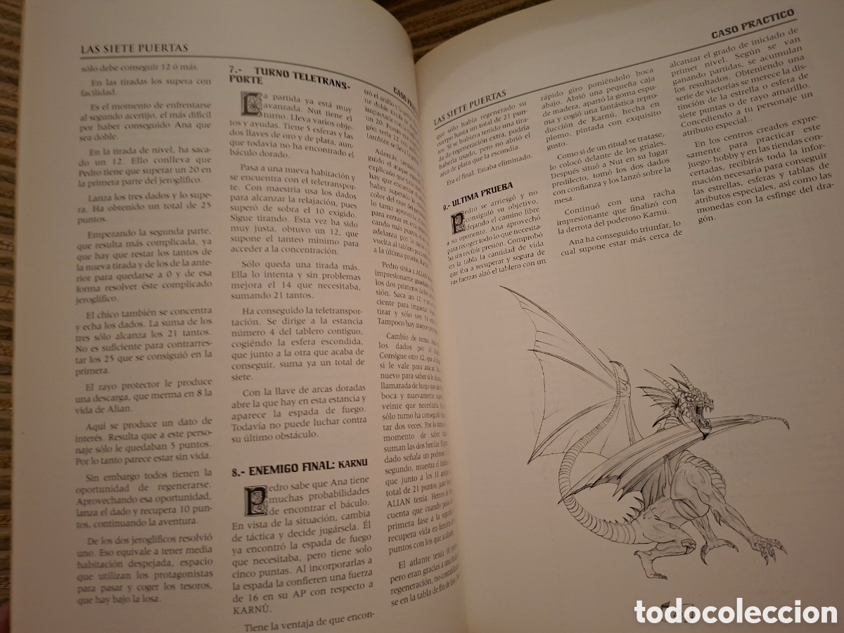 Juegos antiguos: LAS 7 PUERTAS (libro de juego) - Foto 6