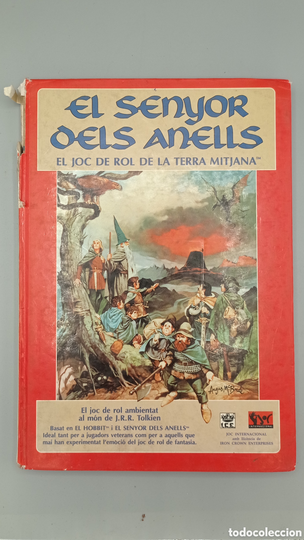 Juegos antiguos: Libro juego de rol en catalan. El senyor dels anells